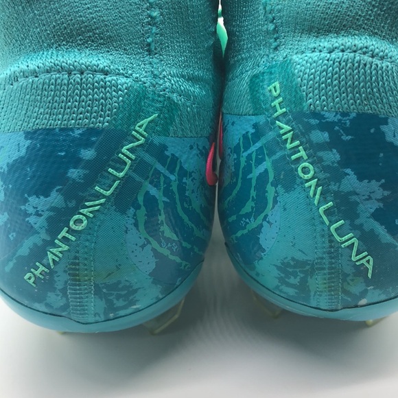 Men’s Phantom Luna II ELITE LV8 FG Green/Blue FJ2571-300 USED Sz 9.5 - Picture 9 of 12